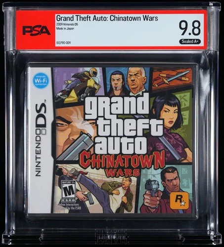 Grand Theft Auto: Chinatown Wars (Nintendo DS, 2009) Sealed Graded PSA 9.8 A+