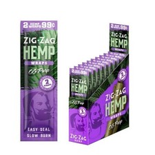 CAJA COMPLETA ZIG ZAG Wrap OG PÚRPURA 25 PAQUETES Total 50 unidades