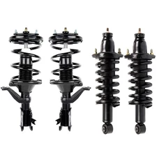 4pcs Complete Struts Shocks w/ Springs Mount Assembly For Honda Civic 2001 2002