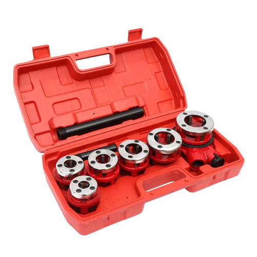 Máquina roscadora manual llave de troquel herramienta de roscado de tubos máquina de corte de roscas - Imagen 2 de 15