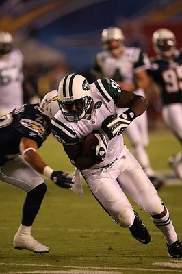 Tight End Chris Baker New York Jets runs the ball after a catch w- 2008 Photo 1