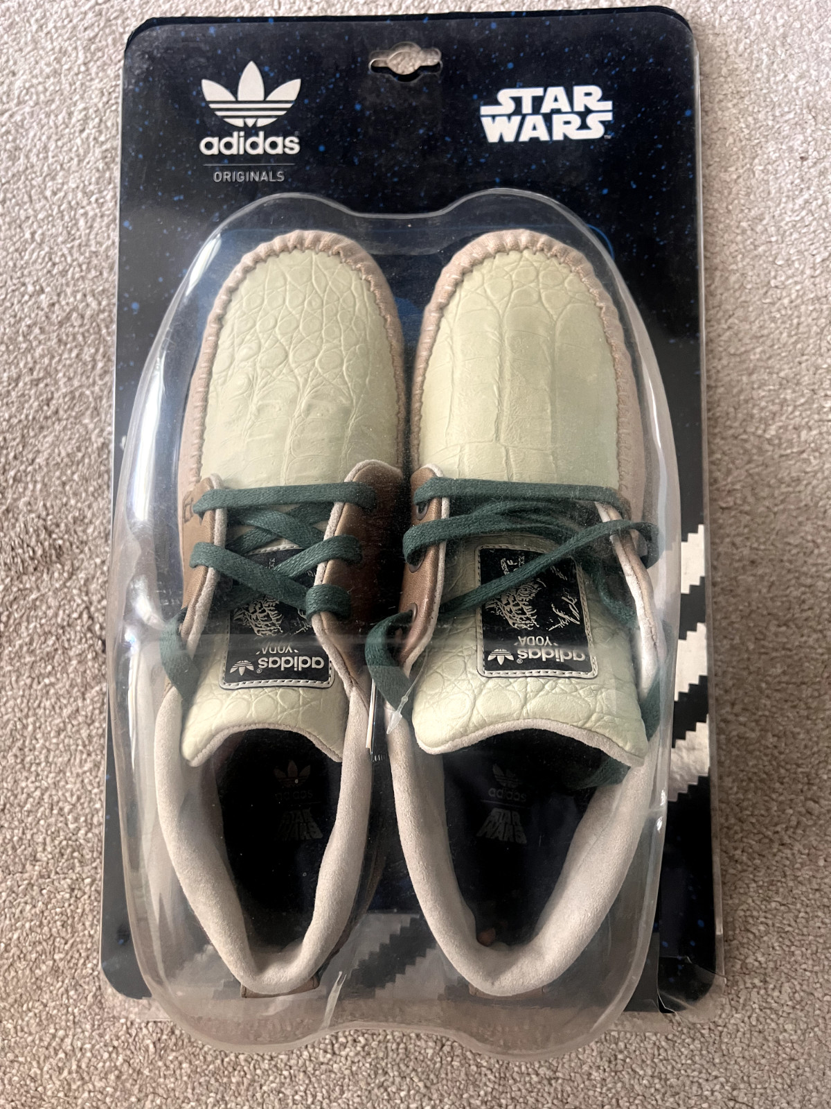 Star Wars x Adidas ZX700 Boat Yoda Trainers Size UK 10.5