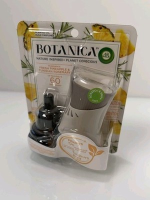 Air Wick Botanica Plug In Scented Oil Starter Kit FRESH PINEAPPLE & ROSEMARY