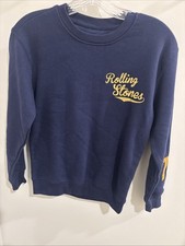 Rolling Stones Kid&rsquo;s Sweatshirt Navy So Soft Size Medium