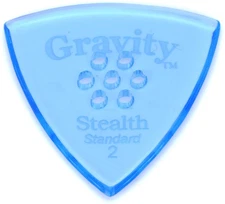 Gravity Picks Stealth - Standard, 2mm, Multi-hole (5-pack) Bundle