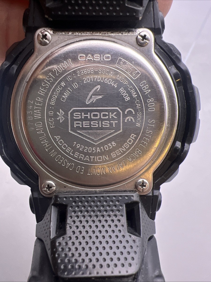 Casio 5554 Men's Watch G-shock Gba800 Step Tracker BT