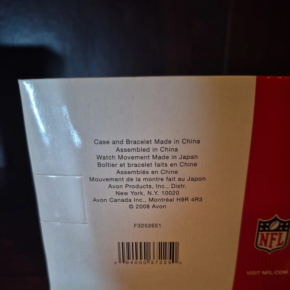 Reloj NFL Damas En Caja De Regalo Pittsburgh Steelers Batería Nueva Foto 4 de 4