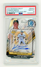 2024 Bowman Draft In Action Lava Ref. Konnor Griffin Gem Mint PSA 10 auto /75