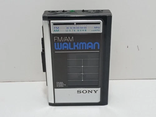 Vintage Sony WM-F41 Am/Fm Walkman for Parts or Repair - Plays but Sounds Funny