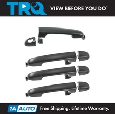 TRQ 4pc Front & Rear Exterior Outside Black Door Handle Kit for Hyundai Elantra