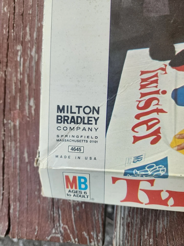 Juego de mesa Twister versión 1966 original vintage Milton Bradley Foto 2 de 3