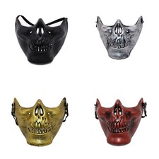 Mask Costume Mask Motorcycle Half Face Halloween Airsoft Skull Mask Skeleton