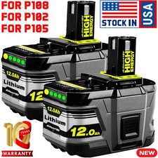 PACK For RYOBI P108 18V 8.0Ah High Capacity Battery 18 Volt Lithium-Ion One Plus