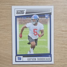 Panini 2022 Score Rookies Kayvon Thibodeaux New York Giants NFL Card #308