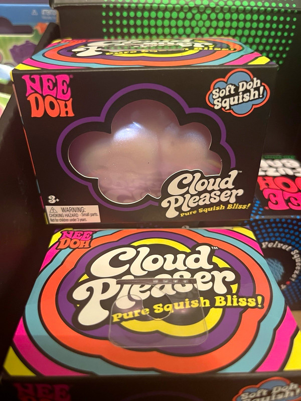 Nee Doh Cloud Pleaser Squeezable Stress Reliever Sensory Toy, Ages 3+