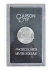 1883 GSA Holder Carson City Mint Uncirculated Morgan Dollar With Box And COA