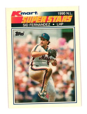1990 Topps Kmart Super Stars #11 Sid Fernandez New York Mets