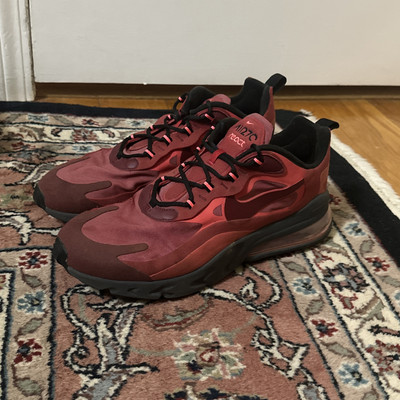 Size 12 - Nike Air Max 270 React Gym Red