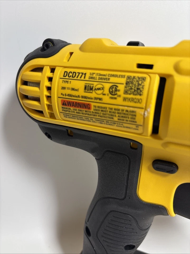 DeWalt DCD771 20V Max 1/2" Cordless Drill Driver – Tool Only – Mint Condition - Image 4 of 4