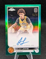 2022-23 Topps Chrome OTE Jalen Lewis Green Auto Refractor SP /75
