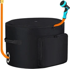 Garden Hose Holder Standing Bag, Water Hose Holder Pot Bag for Outside, with Hos