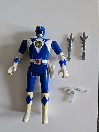 Vintage MMPR Mighty Morphin Power Rangers Blue Ranger Complete
