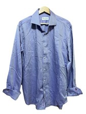 Robert Graham Arch Purple White Long Sleeve Dress Shirt Size 16.5 42 EUC