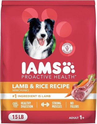 IAMS Lamb Rice Proactive Health Dry Dog Food 15lb
