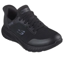 Work Skechers Shoes Slip Ins Womens Black Wide Fit Comfort Slip Resistant 108159