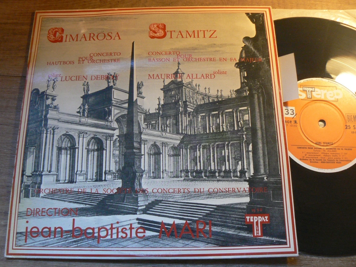 25 cm 33t - Jean Baptiste Mari - Teppaz -karl stamitz