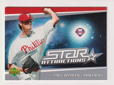 2006 Upper Deck Star Attractions #CH Cole Hamels UPD - Phillies - 207   