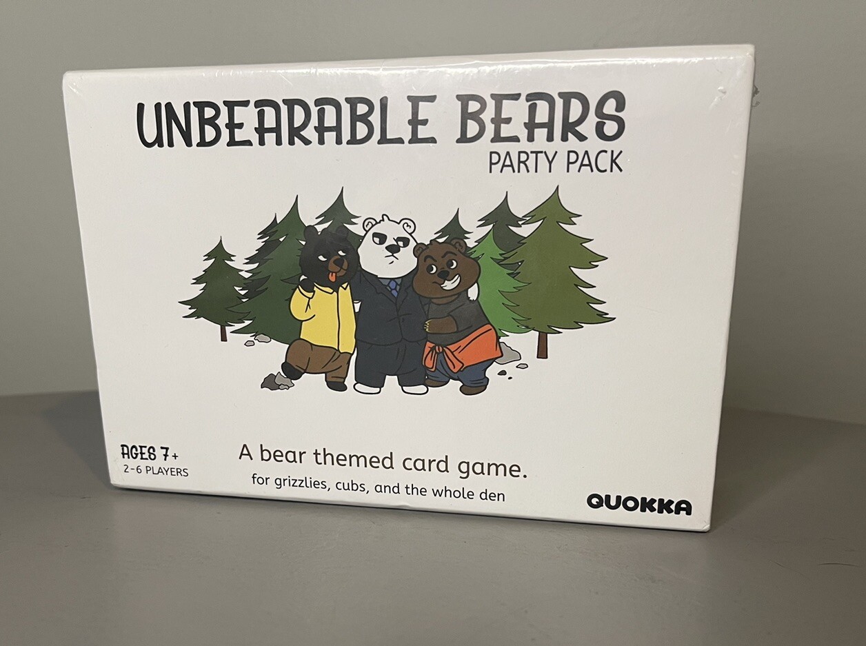 Unbearable Bears Party Pack Fun Family Game for Ages 7+ A Bear Themed Game
