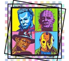 Halloween Guys Sublimation Print for 20oz Tumbler, Heat Transfer, Heat Transfer