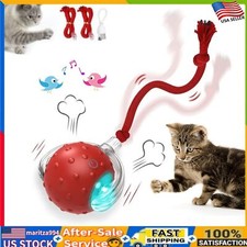 Cat Rolling Ball Bird Chirping Interactive Cats Toys Motion Sensor Cat Toy Ball 