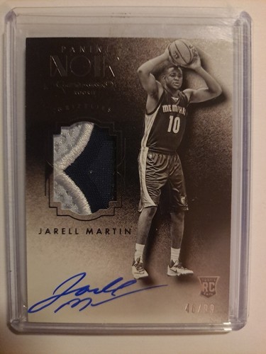 2015-16 Panini Noir JARELL MARTIN Rookie Patch Auto Black & White RPA #'d /99 - 第 1/2 張圖片