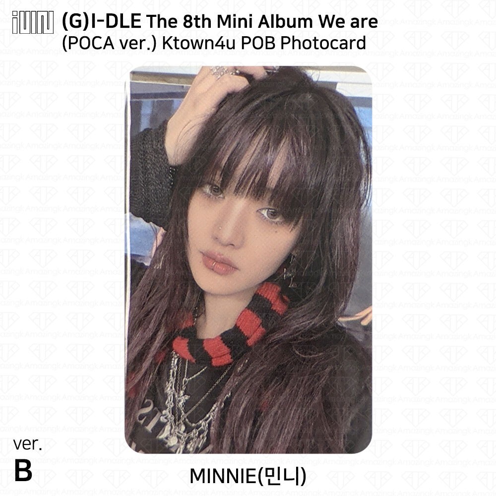 GIDLE IDLE ミヨン We are ktown4u ラキドロ トレカ B G)I-DLE IDLE I-DLE The 8th Mini Album We are Ktown4u POB