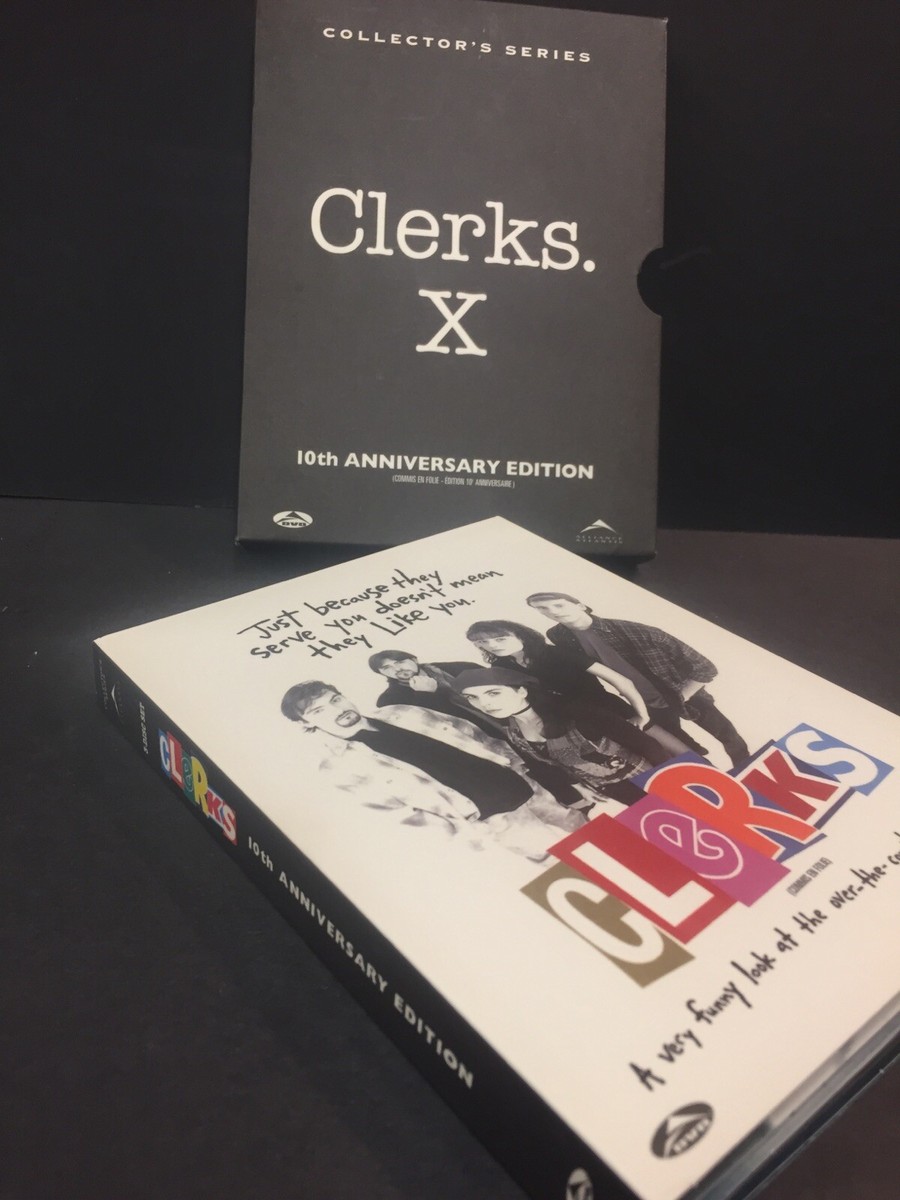 Clerks. X 10th Anniversary Edition Dvd Box Set Collectors DVD Set