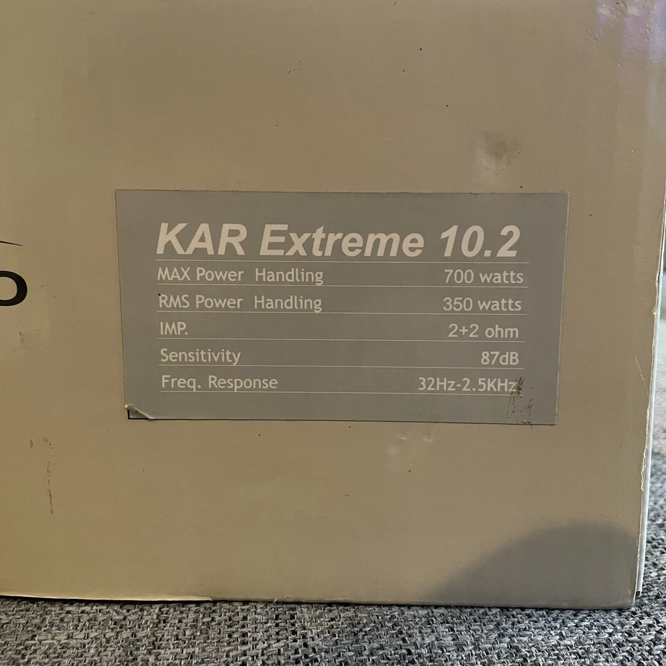 Image dynamics KAR Extreme 10.2 Subwoofer - RARE - Image 4 of 4