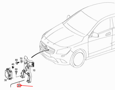 MERCEDES-BENZ GLA-CLASS X156 CRUISE CONTROL ADAPTOR LOOM  