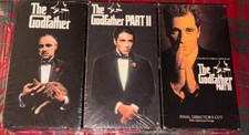 The Godfather Part I-III (VHS, 6-Tape Set)…New & Sealed…1,2,3