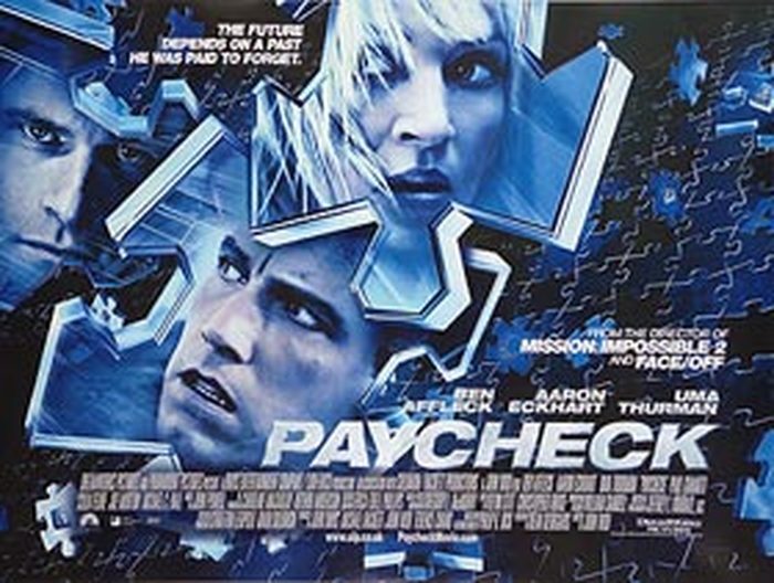 Paycheck Original Movie Poster