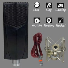 High Quality Cardioid Microphone Elecrect Condenser Complete Set Recording Live