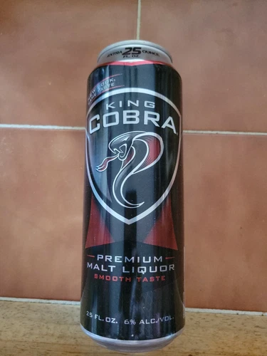 Obsolete King Cobra 1st Edition 25oz Beer Can