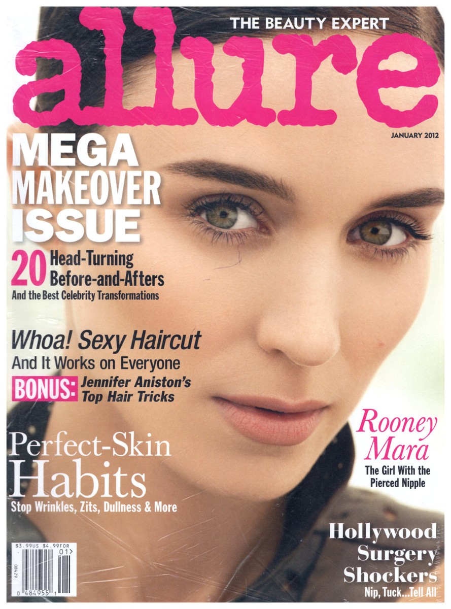 女性情報誌 allure US Magazine December 2010 Allure Magazine August 2010 Eva Mendes Get Great Hair Still