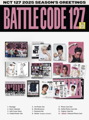 NCT 127 SEASON'S GREETINGS BATTLE CODE SSGT 2025 OFFICIAL
