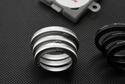 Rolleiflex to Standard Screw Thread Adapter Ring + UV Filter Bay I II III 1 2 3