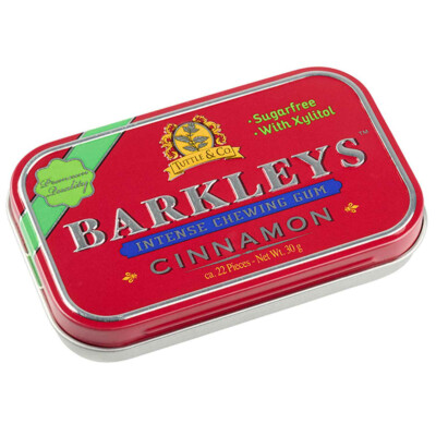 Barkleys Intense Cinnamon Gum Kaugummi Dragees zuckerfrei 30g