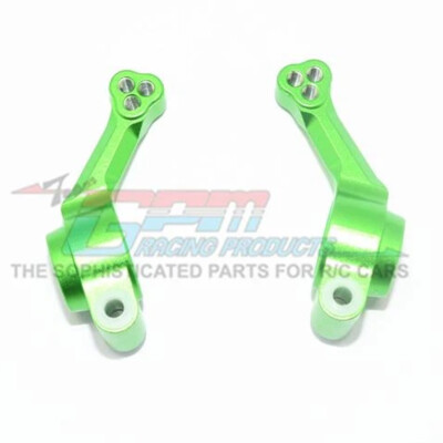 GPM Racing Aluminum Rear Knuckle Arm Green : Rustler 4x4