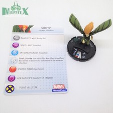 Heroclix Giant Size X-Men set Siryn 027 Uncommon figure w/card