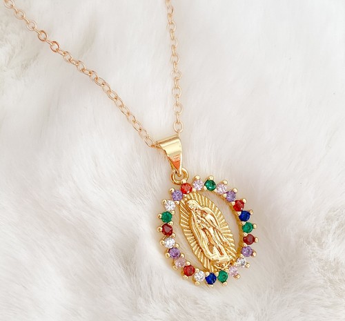 Virgen de Guadalupe necklace Our lady 